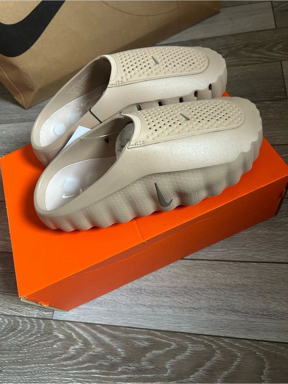 Men’s Nike Mind 001 Sand Drift Tan Slides